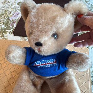 Vintage Plush Teddy Bear with All Star City Cleveland Indians Shirt 12" Hi 1997